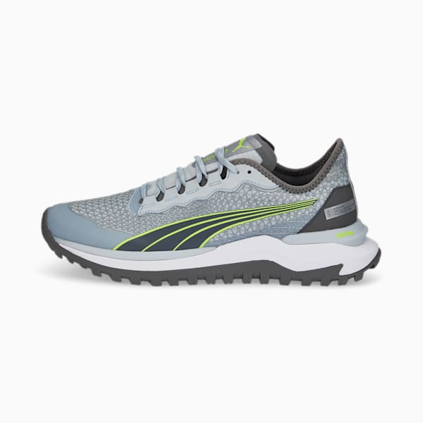 SEASONS Voyage NITRO™ 2 GORE-TEX® Men's Running Shoes, Platinum Gray-Puma Black-Deep Olive, extralarge