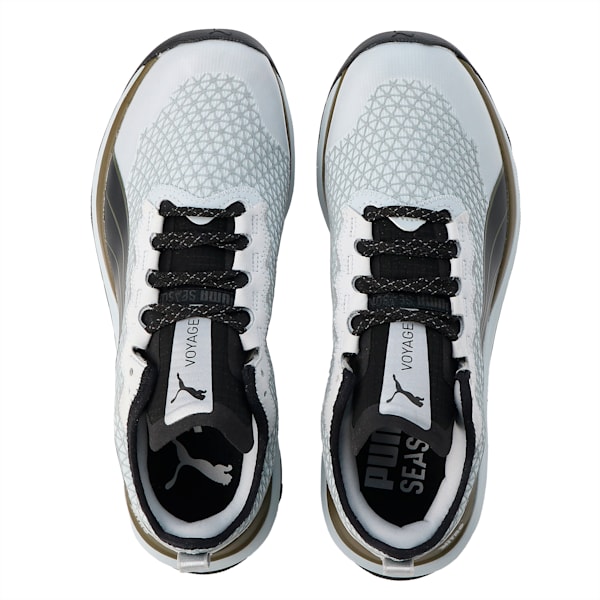 メンズ GORE-TEX ヴォヤージ ニトロ 2 ランニングシューズ, Platinum Gray-Puma Black-Deep Olive