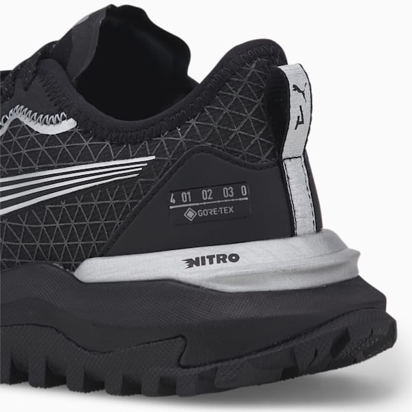 Tenis para correr para mujer Voyage NITRO 2 GORE-TEX®, Puma Black-Metallic Silver, extralarge