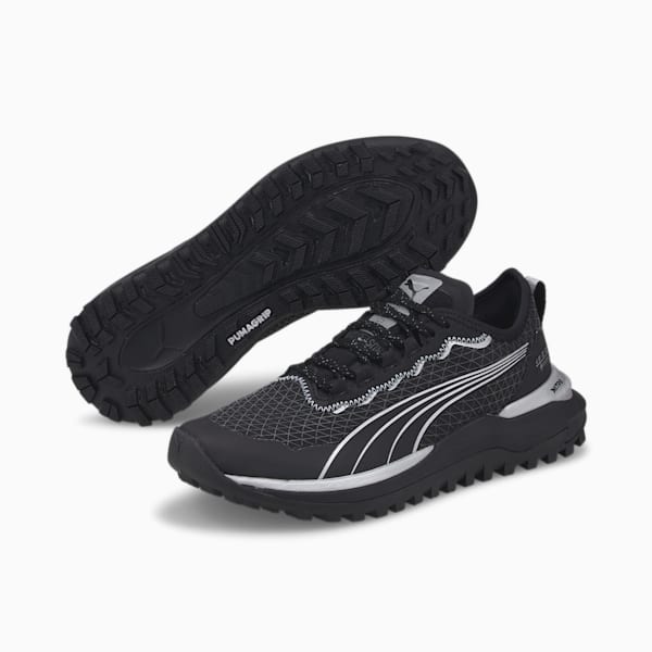 SEASONS Voyage NITRO™ 2 GORE-TEX® Women's Running Shoes, Puma Black-Metallic Silver, extralarge