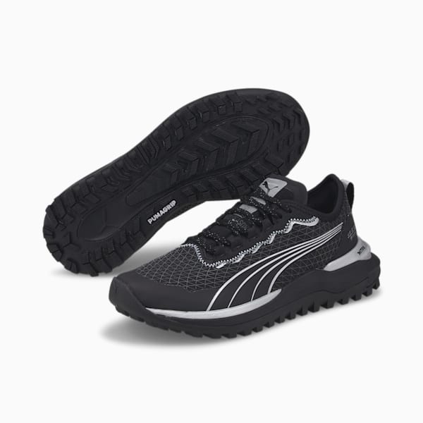 Tenis para correr para mujer Voyage NITRO 2 GORE-TEX®, Puma Black-Metallic Silver, extralarge