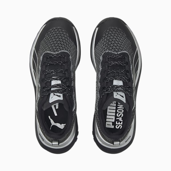 Tenis para correr para mujer Voyage NITRO 2 GORE-TEX®, Puma Black-Metallic Silver, extralarge