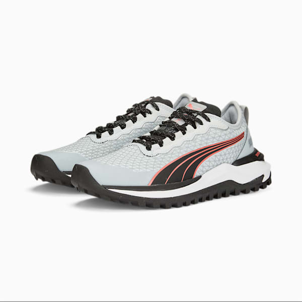 Voyage NITRO 2 GORE-TEX® Women's Running Shoes, Platinum Gray-Puma Black-Salmon