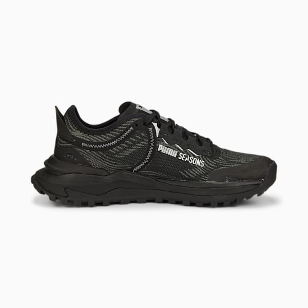 Voyage NITRO™ 2 Women's Trail Running Shoes, Puma Black-Metallic Silver, extralarge-AUS