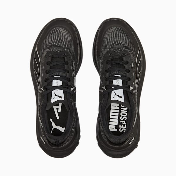 Voyage NITRO 2 Running Shoes Women, Puma Black-Metallic Silver