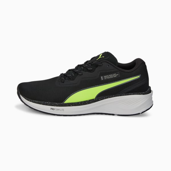 Aviator Profoam Sky Winter Running Shoes, Puma Black-Lime Squeeze, extralarge