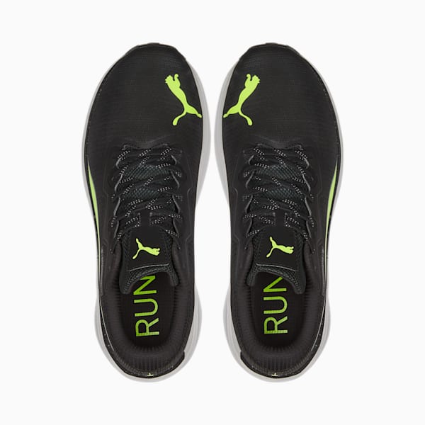 Tenis para correr Aviator Profoam Sky Winter, Puma Black-Lime Squeeze, extralarge