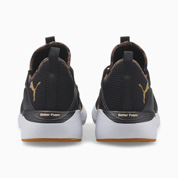 Better Foam Adore Safari Glam Women's Running Shoes, Puma Black-Puma Team Gold, extralarge-IND