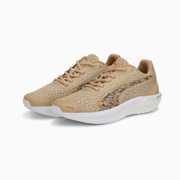 ウィメンズ フィライン プロフォーム サファリグラム ランニングシューズ, Light Sand-Puma Team Gold, extralarge-JPN