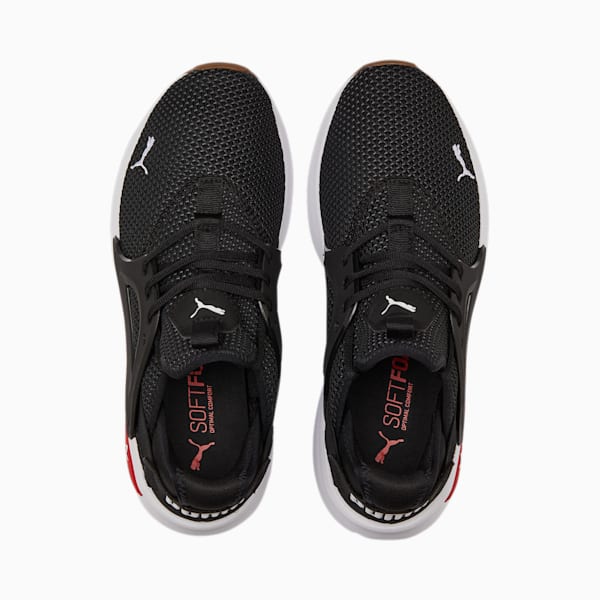 Softride Enzo Evo Knit Men's Running Shoes, Puma Black-CASTLEROCK-High Risk Red
