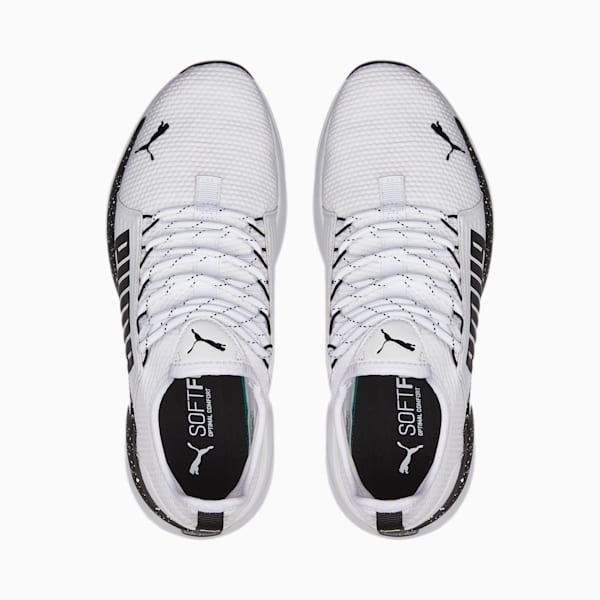 SOFTRIDE Premier So Splatter Men's Running Shoes, Puma White-Puma Black, extralarge-IND