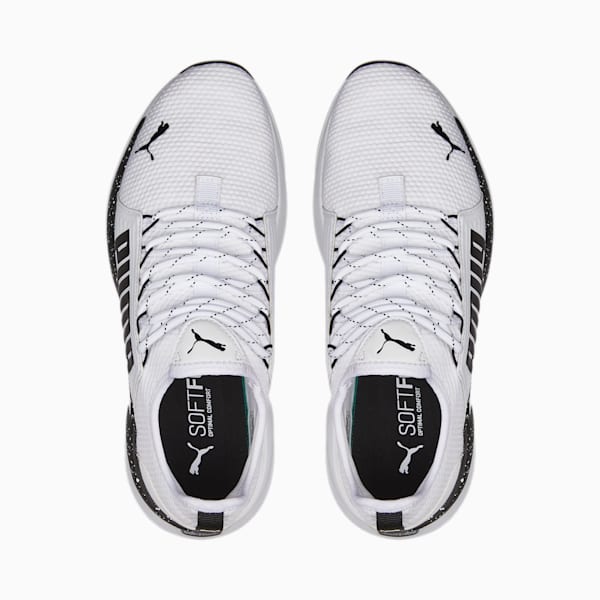 SOFTRIDE Premier So Splatter Men's Running Shoes, Puma White-Puma Black, extralarge-IND