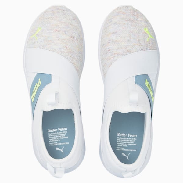 Better Foam Prowl Slip-On Training Shoes Women, Puma White-Blue Wash, extralarge-IND