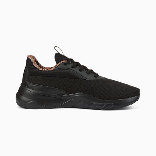 Lex Safari Glam Women's Training Shoes, Puma Black-Puma Team Gold, extralarge-IND