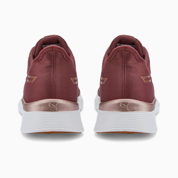 Remedie Metallic Women's Training Shoes, Dusty Plum-Rose Gold-PUMA White, extralarge-IND