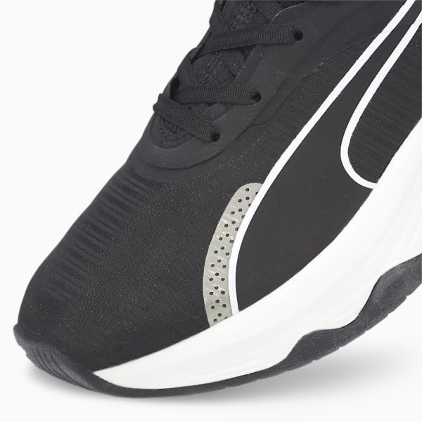 PWR XX Nitro Women's Training Shoes, Puma Black-Puma White-Metallic Silver, extralarge-IND