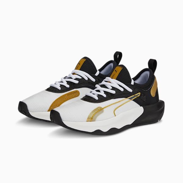 PWR XX NITRO™ Women's Training Shoes, Puma White-Puma Black-Puma Team Gold, extralarge