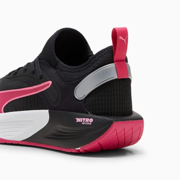 PWR XX NITRO™ Women's Training Shoes, PUMA Black-Garnet Rose-Fast Pink, extralarge-IDN