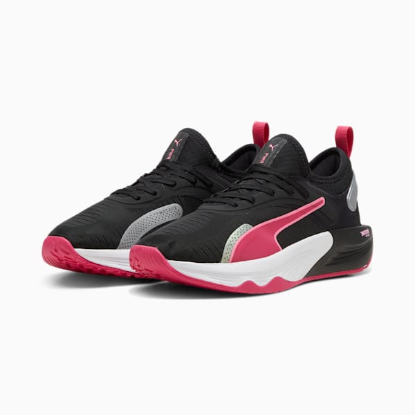 PWR XX NITRO™ Women's Training Shoes, PUMA Black-Garnet Rose-Fast Pink, extralarge