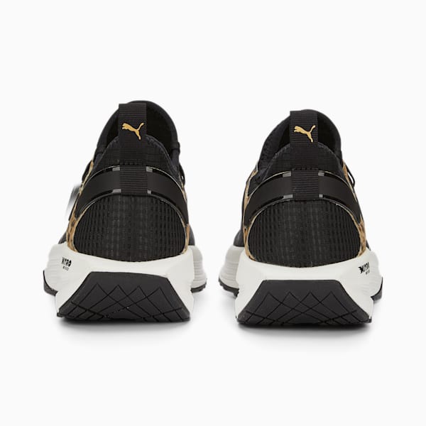 PWR XX NITRO Safari Glam Training Shoes Women, Puma Black-Puma Team Gold, extralarge-GBR