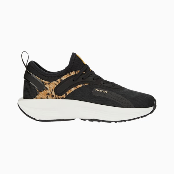 PWR XX NITRO Safari Glam Women's Training Shoes, Puma Black-Puma Team Gold, extralarge-IND