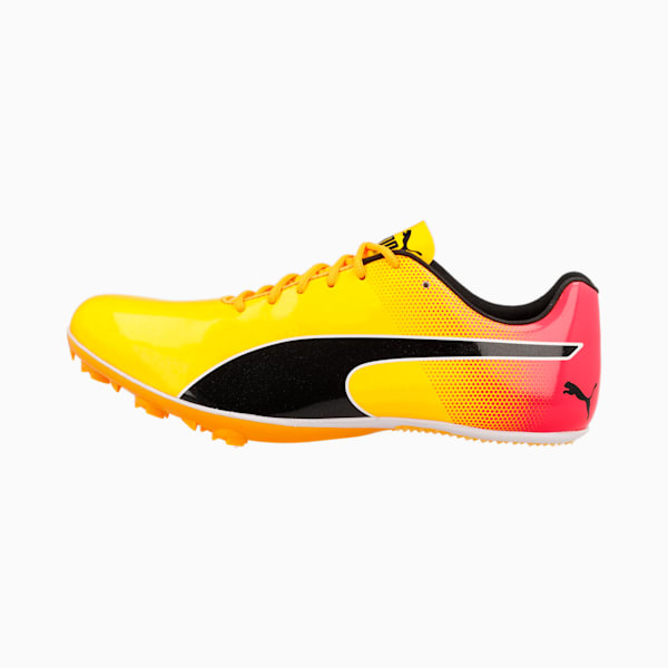 evoSPEED Sprint 14 Men's Track Spikes, Sun Stream-Sunset Glow-Puma Black, extralarge