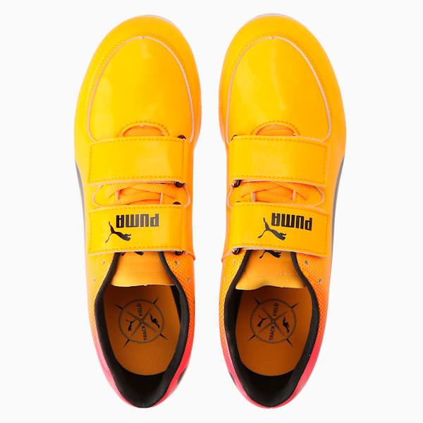 メンズ エヴォスピード トリプル ジャンプ 10 陸上用 スパイク, Sun Stream-Sunset Glow-Puma Black, extralarge-JPN
