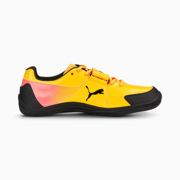 Zapatos de atletismo evoSPEED Throw 10, Sun Stream-Sunset Glow-Metallic Silver, extralarge