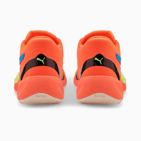 Rise NITRO™ Men's Basketball Shoes, Fiery Coral-Lime Squeeze, extralarge