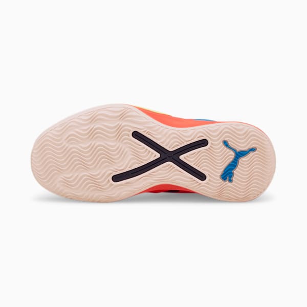 Rise NITRO Basketball Shoes, Fiery Coral-Lime Squeeze, extralarge-IND