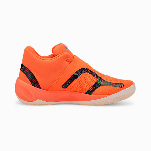 Rise NITRO Unisex Basketball Shoes, Fiery Coral-Lime Squeeze, extralarge-AUS