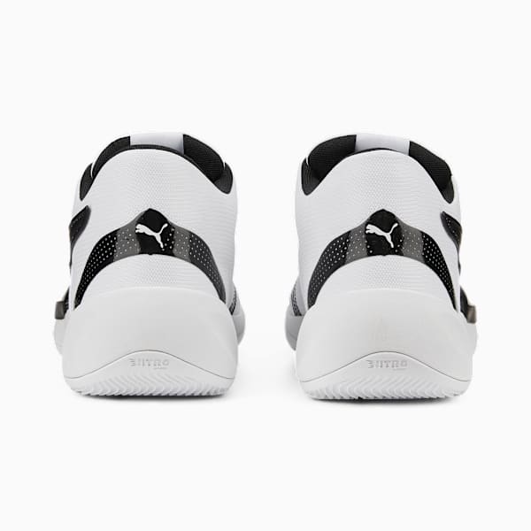 Rise NITRO Basketball Shoes, Puma White-Puma Black, extralarge-IND