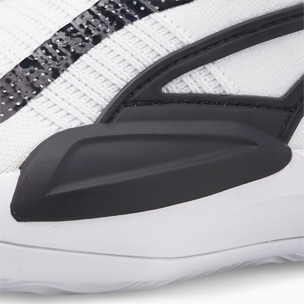 Rise NITRO Basketball Shoes, Puma White-Puma Black, extralarge-IND