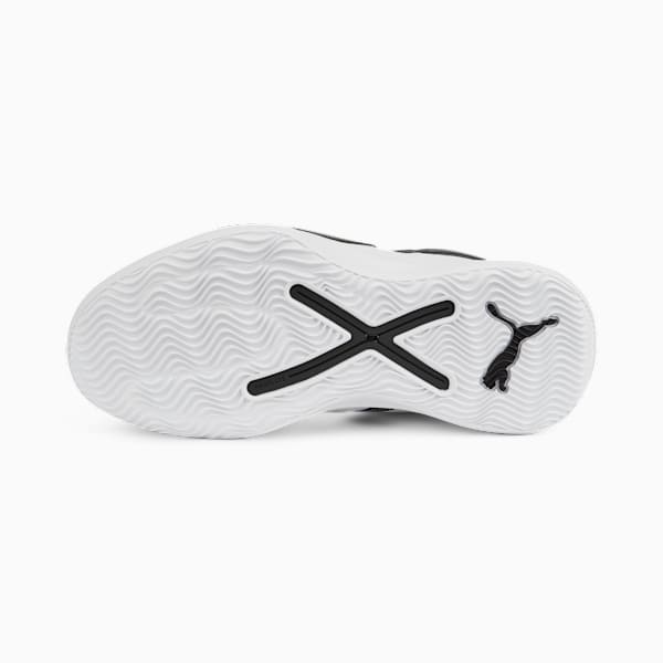Rise NITRO Basketball Shoes, Puma White-Puma Black, extralarge-IND