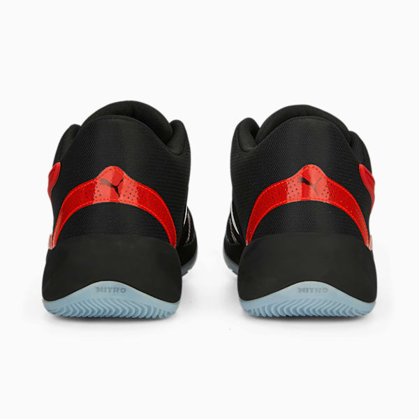 メンズ ライズ ニトロ バスケットボール シューズ, PUMA Black-For All Time Red