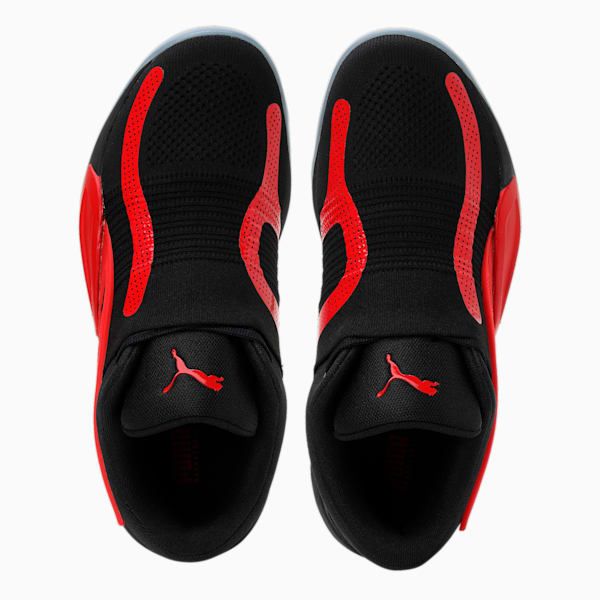 Rise NITRO Basketball Shoes, PUMA Black-For All Time Red, extralarge-IND