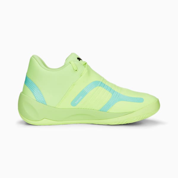 Rise NITRO Unisex Basketball Shoes, Fast Yellow-Electric Peppermint, extralarge-IND