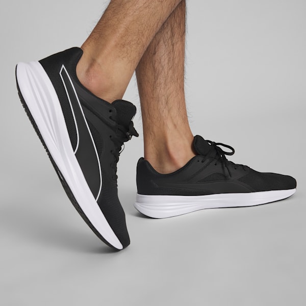 Transport Running Shoes, Puma Black-Puma White, extralarge