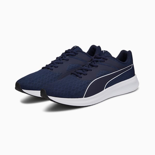 Transport Running Shoes, Peacoat-Puma White, extralarge-IND