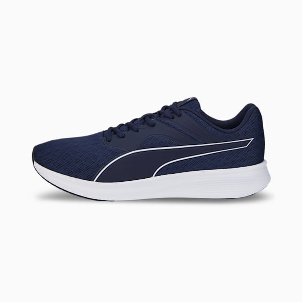 Transport Running Shoes, Peacoat-Puma White, extralarge-IND
