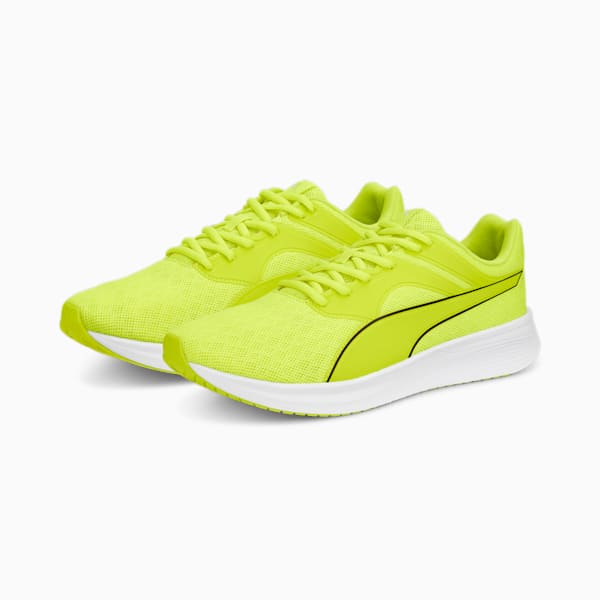 Transport Running Shoes, Lime Squeeze-Puma Black, extralarge-IND