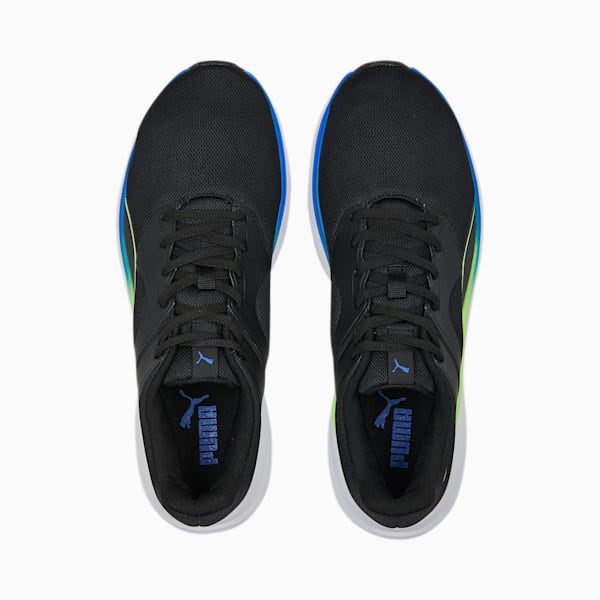 Transport Unisex Running Shoes, PUMA Black-Fizzy Lime-Royal Sapphire