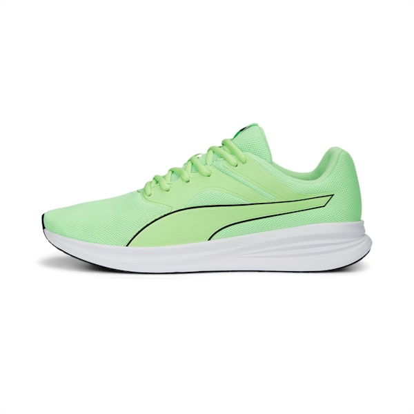 Transport Unisex Running Shoes, Fizzy Lime-PUMA Black-PUMA White, extralarge-IND