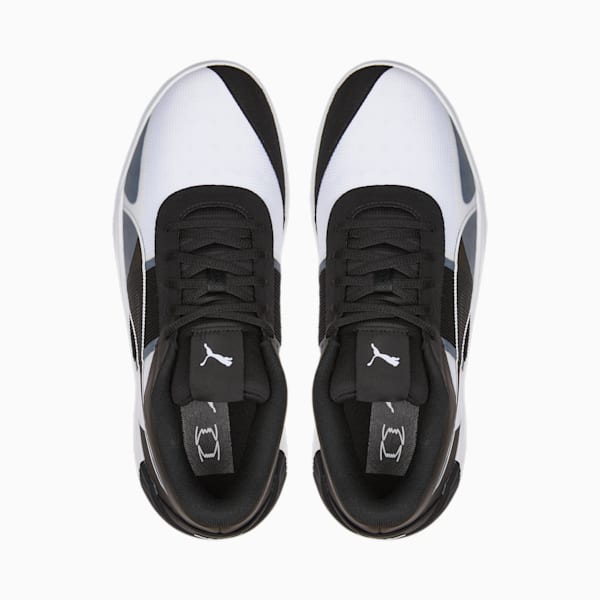 Fusion Nitro Team Basketball Shoes, Puma White-Puma Black