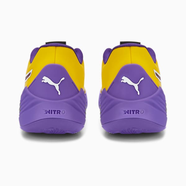 Fusion Nitro Team Basketball Shoes, Prism Violet-Spectra Yellow