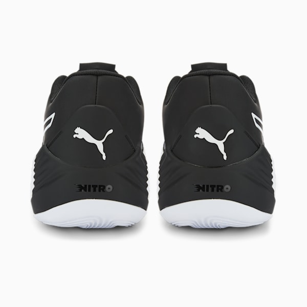 Fusion Nitro Team Unisex Basketball Shoes, Puma Black-Puma White, extralarge-IND