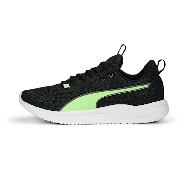 Resolve Modern Running Shoes, PUMA Black-Fizzy Lime-PUMA White, extralarge-IND