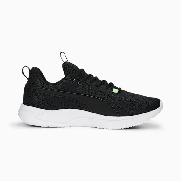 Resolve Modern Running Shoes, PUMA Black-Fizzy Lime-PUMA White, extralarge-IND