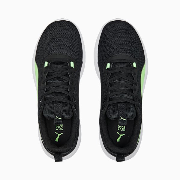 Resolve Modern Running Shoes, PUMA Black-Fizzy Lime-PUMA White, extralarge-IND