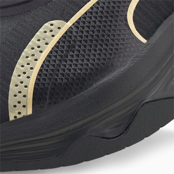 PWR XX NITRO™ Deco Glam Women's Training Shoes, Puma Black-Puma Team Gold, extralarge-AUS